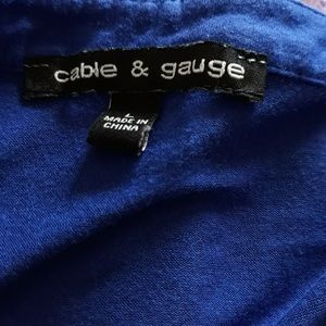 Cable & Gauge Tops - Cable & Gauge sleeveless tank top Cable & Gauge Tops - Cable & Gauge sleeveless tank top